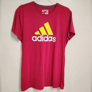 Adidas Hot Pink Ultimate Tee